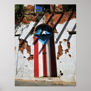 Affiche Indicateur de couleur Porto Rico