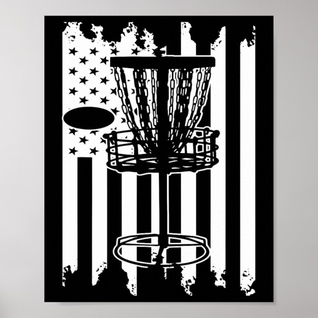 Affiche Indicateur Disk Golf Usa (Devant)