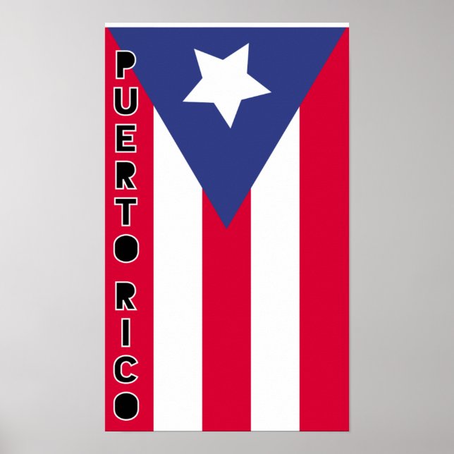 Affiche Indicateur Porto Rico (Devant)
