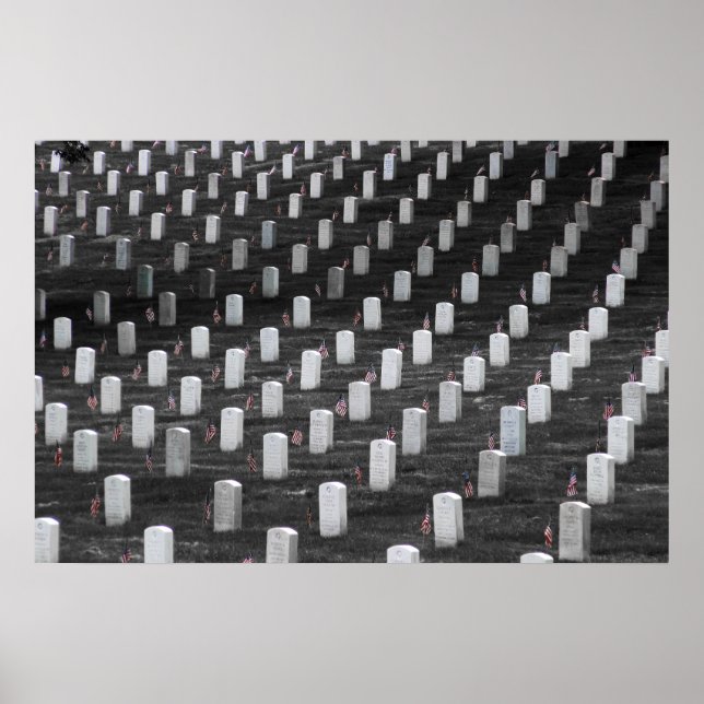 Affiche Indicateurs de couleurs Arlington B&W (Devant)