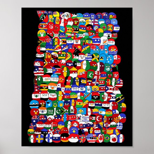 Affiche Indicateurs du monde du pays (Devant)