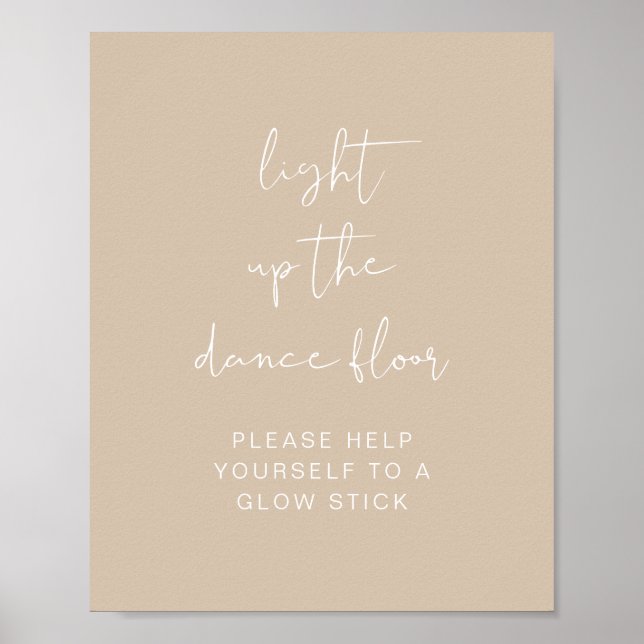 Affiche INDIE Bohemian Light Up The Dance Floor Glow Stick (Devant)