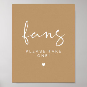 Affiche INDIE Boho Beige S'il vous plaît prendre un Mariag