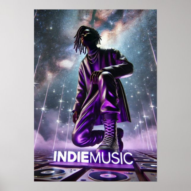 Affiche indieMusic Purple-1 (Devant)