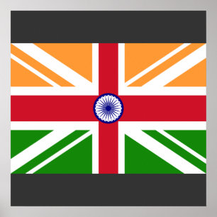 Affiche Indien anglo Indentity, Inde
