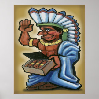Affiche Indien de cigar