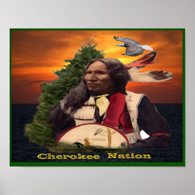 Affiche indienne de Cherokee (Devant)
