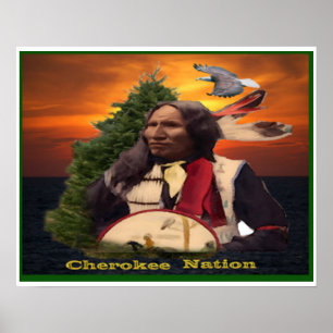 Affiche indienne de Cherokee