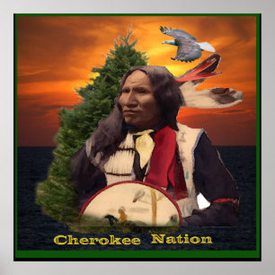 Affiche indienne de Cherokee