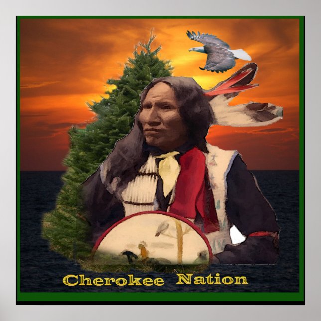 Affiche indienne de Cherokee (Devant)