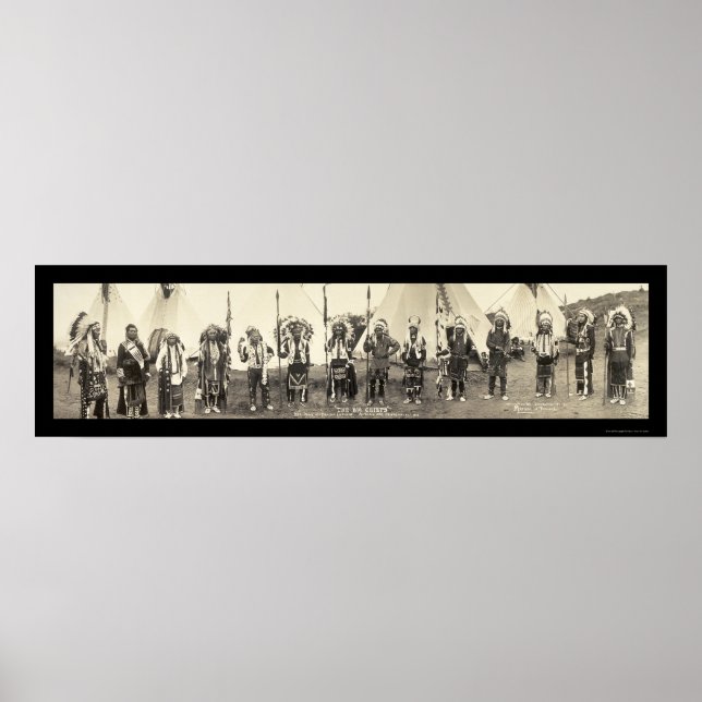 Affiche Indiens Astoria OU photo 1911 (Devant)