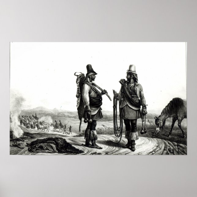 Affiche Indiens Charrua (Devant)