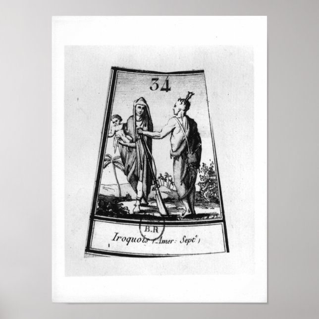 Affiche Indiens Iroquois (Devant)