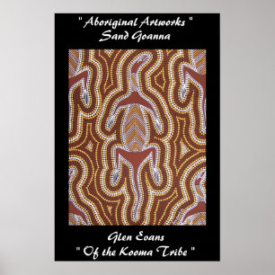 Affiche indigène, copie du SABLE GOANNA