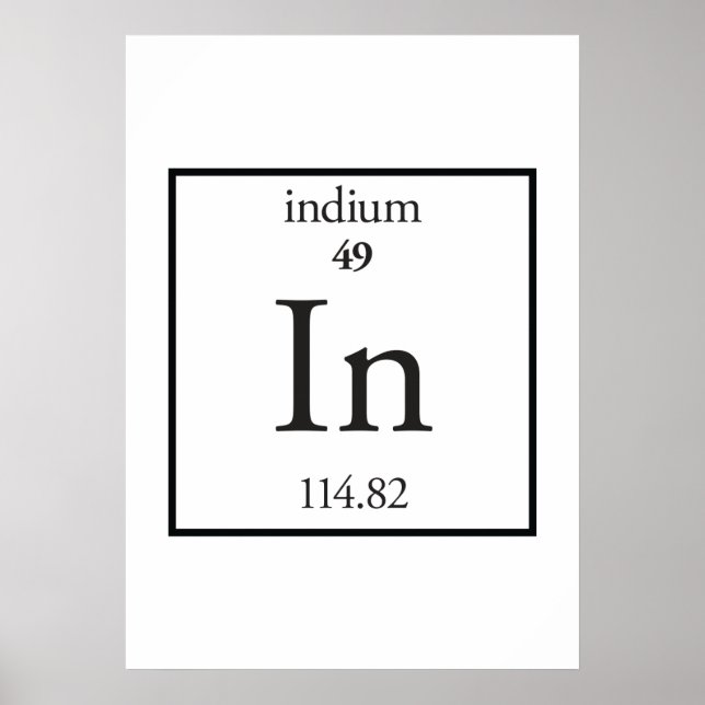 Affiche Indium (Devant)