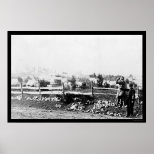 Affiche Infanterie et camp à Tenallytown 1864