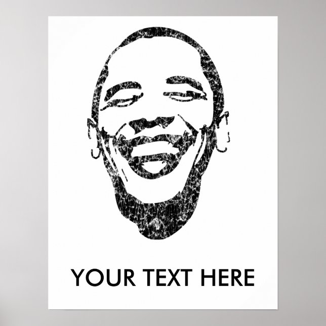 Affiche infectible Smile Distressed (Devant)