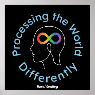 Affiche Infinity Art traite le monde différemment
