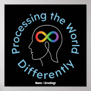Affiche Infinity Art traite le monde différemment