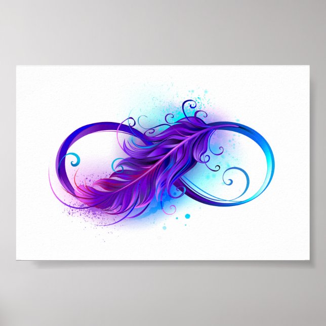 Affiche Infinity with Purple Feather (Devant)
