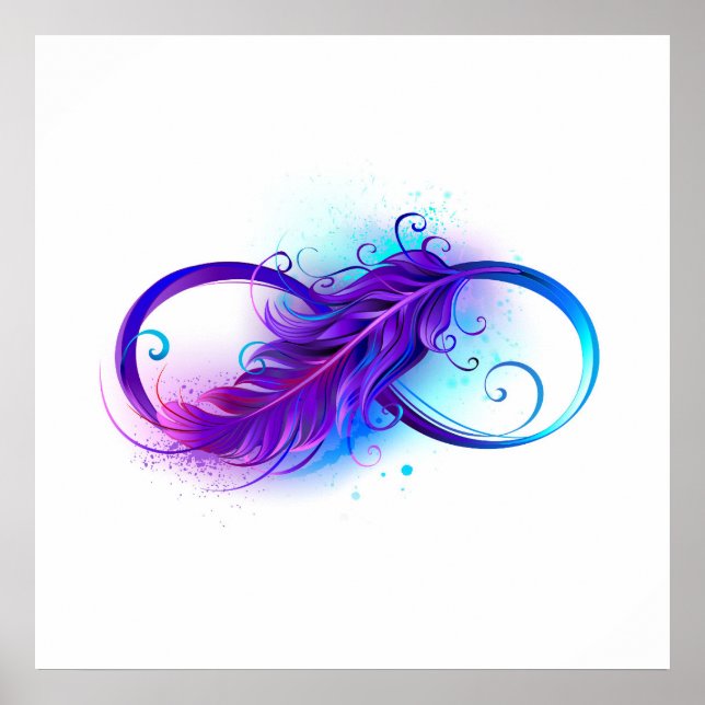 Affiche Infinity with Purple Feather (Devant)