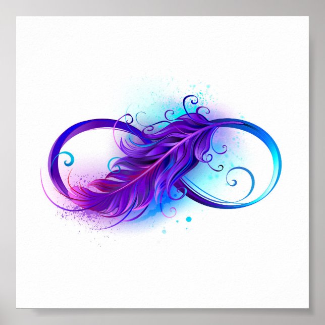 Affiche Infinity with Purple Feather (Devant)