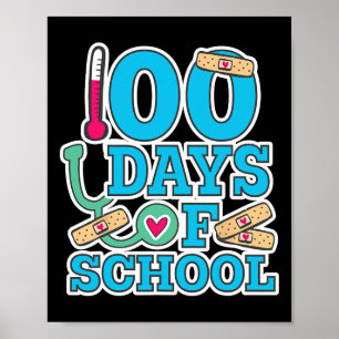 Affiche Infirmière 100 Jours D'École
