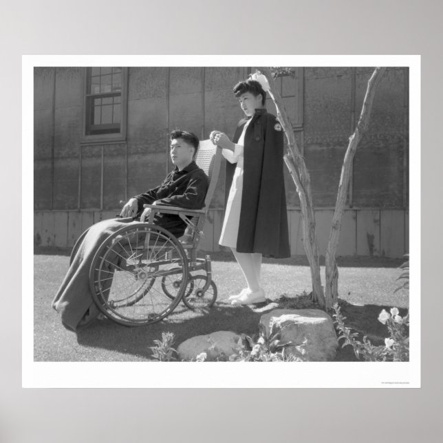 Affiche Infirmière Aiko Hamaguchi & Tom Kano 1943 (Devant)