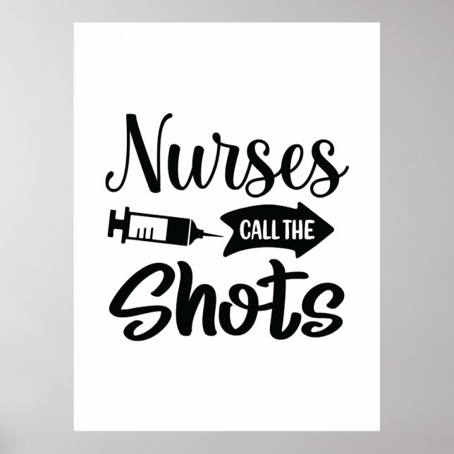 Affiche Infirmière Cadeau Les Infirmières Décident (Devant)