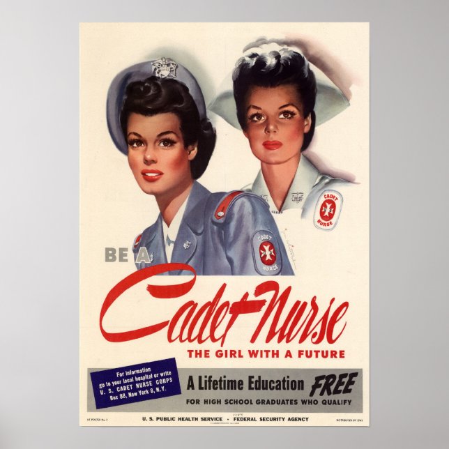 Affiche Infirmière cadette (Devant)