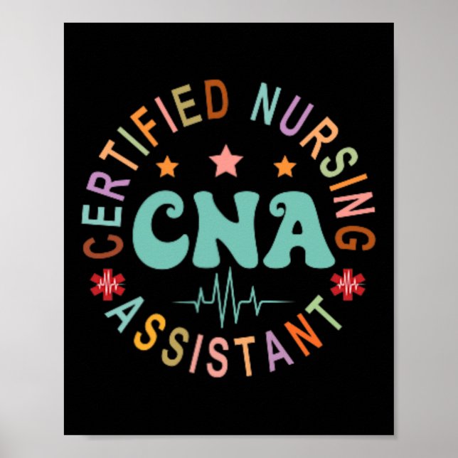 Affiche Infirmière Certifiée Appréciation constante Cna Ap (Devant)