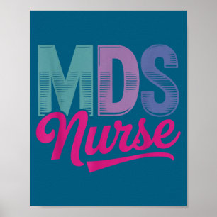 Affiche Infirmière coordinatrice MDS drôle Sensibilisation