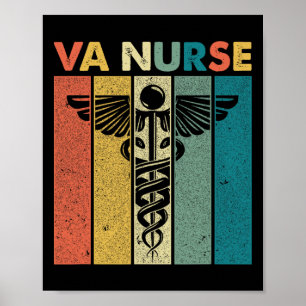 Affiche Infirmière de l'AV rétro vintage Saint-Valentin po