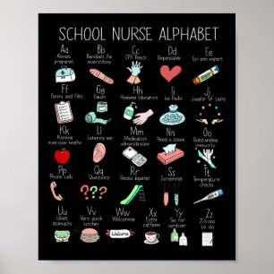 Affiche Infirmière de l'école de l'Université de l'Alberta