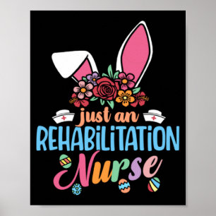 Affiche Infirmière de réadaptation Eggcellent oreilles de 