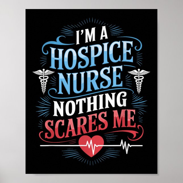 Affiche Infirmière D'Hospice Conception Pour Les Infirmièr (Devant)
