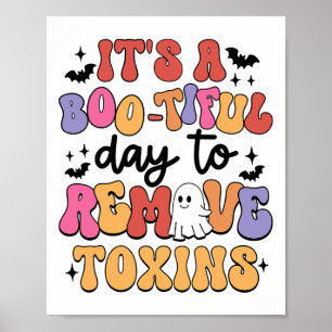 Affiche Infirmière dialyse Halloween Supprimer Toxin Rein
