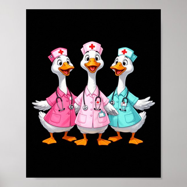Affiche Infirmière drôle infirmière sarcastique infirmière (Devant)