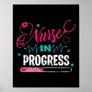 Affiche Infirmière en cours Infirmière Fun Nurse
