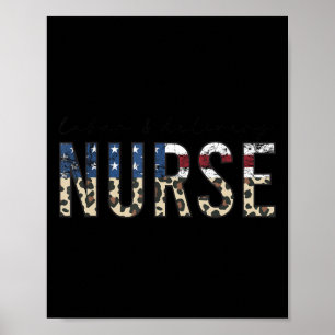 Affiche Infirmière en salle d'accouchement 4 juillet