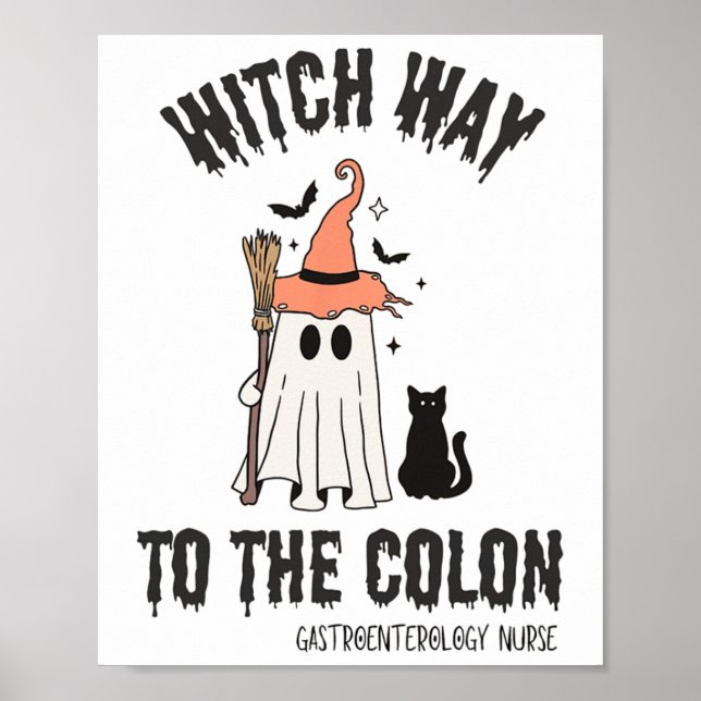 Affiche Infirmière Endo Halloween Infirmière gastro-intest (Devant)