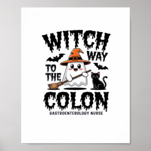 Affiche Infirmière Endo Halloween Infirmière gastro-intest