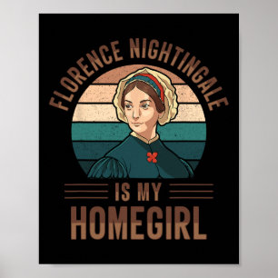 Affiche Infirmière Florence Nightingale Infirmière Médical