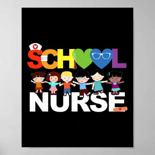 Affiche Infirmière inscrite à l'école primaire Retourner à (Devant)