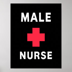 Affiche Infirmière masculine