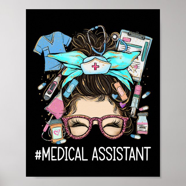 Affiche Infirmière Médicale Istant Ma Cma Infirmière Messy (Devant)