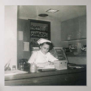 AFFICHE INFIRMIÈRE N° 11 DE 1956