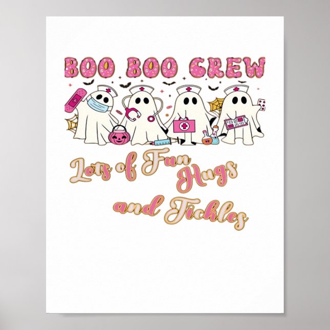 Affiche Infirmière Paediactric Amusement Halloween Design  (Devant)