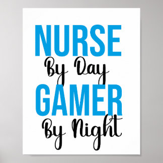 Affiche Infirmière Par Jeu De Jour Par Nuit