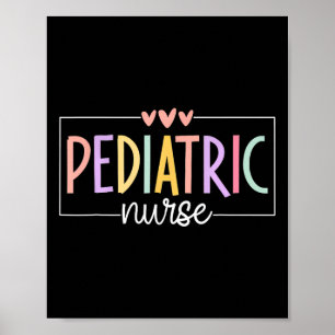 Affiche Infirmière pédiatrique Peds École de soins infirmi